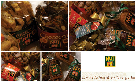 foto dos biscoitos e doces finos da Nut